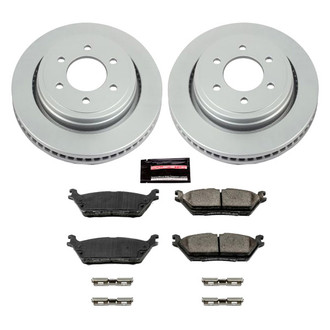 PowerStop® - Z17 Evolution Geomet® Plain Rear Brake Kit