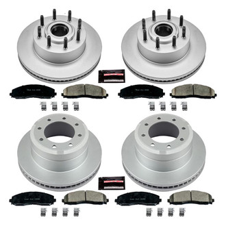 PowerStop® - Z17 Evolution Geomet® Plain Front and Rear Brake Kit