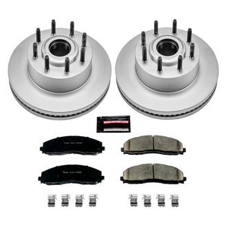 PowerStop® - Z17 Evolution Geomet® Plain Front Brake Kit
