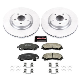 PowerStop® - Z17 Evolution Geomet® Plain Front Brake Kit