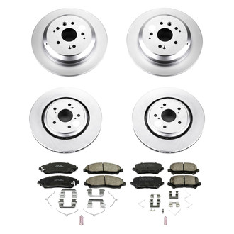 PowerStop® - Z17 Evolution Geomet® Plain Brake Kit