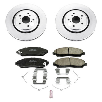 PowerStop® - Z17 Evolution Geomet® Plain Front Brake Kit