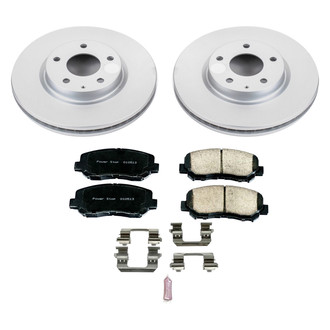PowerStop® - Z17 Evolution Geomet® Plain Front Brake Kit