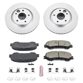PowerStop® - Z17 Evolution Geomet® Plain Front Brake Kit