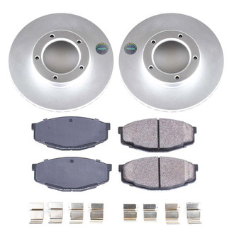PowerStop® - Z17 Evolution Geomet® Plain Front Brake Kit
