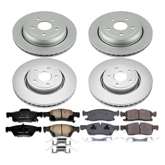 PowerStop® - Z17 Evolution Geomet® Plain Brake Kit