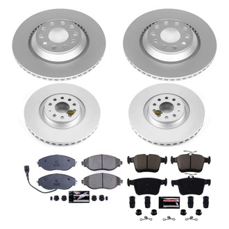PowerStop® - Z17 Evolution Geomet® Plain Front and Rear Brake Kit