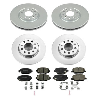 PowerStop® - Z17 Evolution Geomet® Plain Front and Rear Brake Kit
