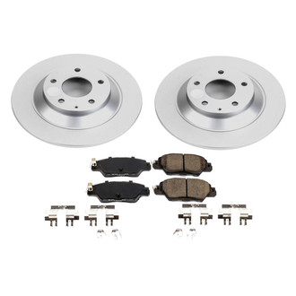 PowerStop® CRK7516 - Z17 Evolution Geomet® Plain Rear Brake Kit