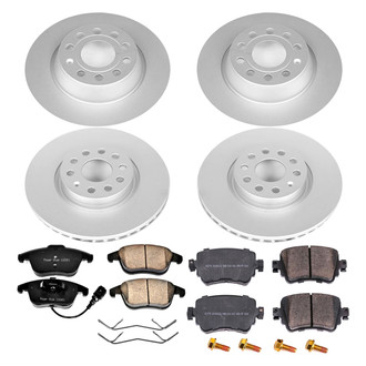PowerStop® - Z17 Evolution Geomet® Plain Brake Kit