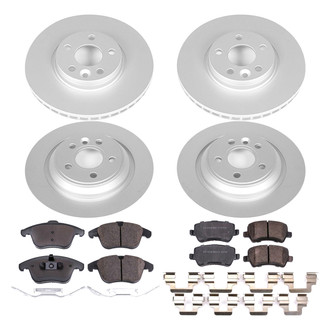 PowerStop® - Z17 Evolution Geomet® Plain Front and Rear Brake Kit