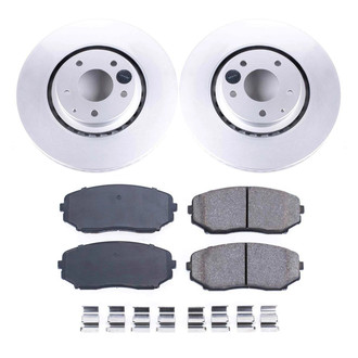 PowerStop® CRK7690 - Z17 Evolution Geomet® Plain Front Brake Kit