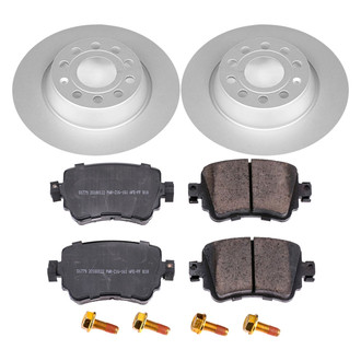 PowerStop® - Z17 Evolution Geomet® Plain Rear Brake Kit