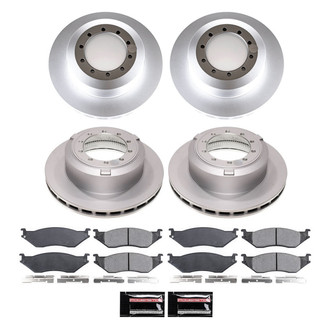 PowerStop® - Z17 Evolution Geomet® Plain Front and Rear Brake Kit