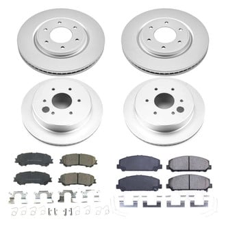 PowerStop® - Z17 Evolution Geomet® Plain Front and Rear Brake Kit