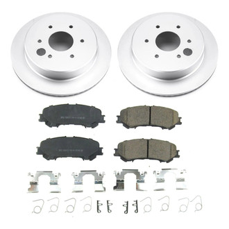 PowerStop® - Z17 Evolution Geomet® Plain Rear Brake Kit