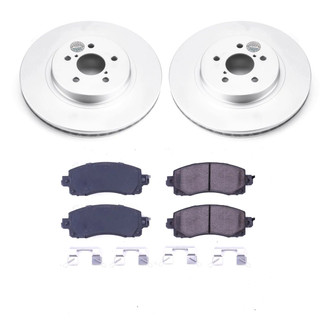 PowerStop® - Z17 Evolution Geomet® Plain Front Brake Kit