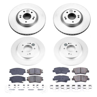 PowerStop® - Z17 Evolution Geomet® Plain Front and Rear Brake Kit