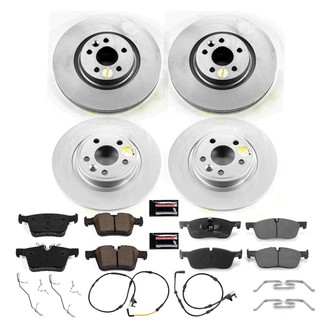 PowerStop® - Z17 Evolution Geomet® Plain Front and Rear Brake Kit