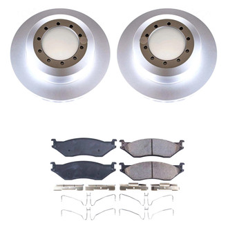 PowerStop® - Z17 Evolution Geomet® Plain Front and Rear Brake Kit