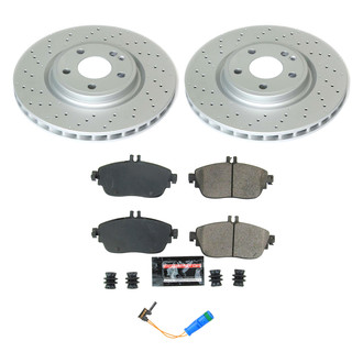 PowerStop® - Z17 Evolution Geomet® Plain Front Brake Kit