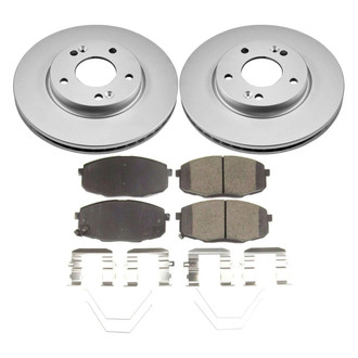 PowerStop® - Z17 Evolution Geomet® Plain Front Brake Kit