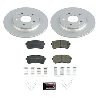 PowerStop® - Z17 Evolution Geomet® Plain Rear Brake Kit