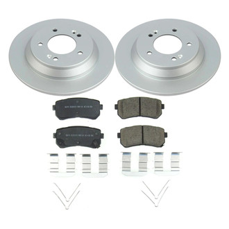PowerStop® - Z17 Evolution Geomet® Plain Rear Brake Kit