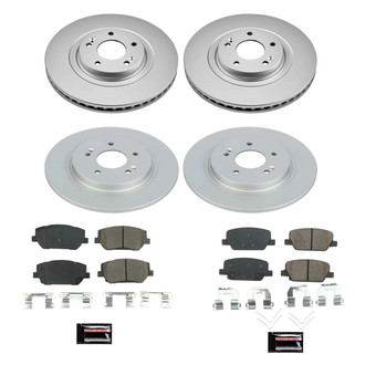 PowerStop® - Z17 Evolution Geomet® Plain Front and Rear Brake Kit