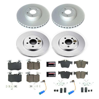 PowerStop® - Z17 Evolution Geomet® Plain Front and Rear Brake Kit
