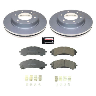 PowerStop® - Z17 Evolution Geomet® Plain Front Brake Kit