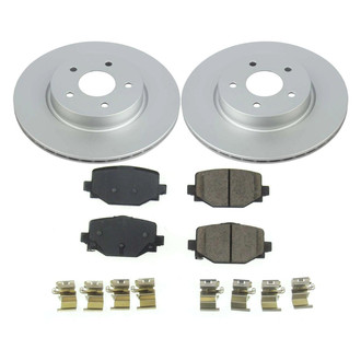 PowerStop® - Z17 Evolution Geomet® Plain Rear Brake Kit