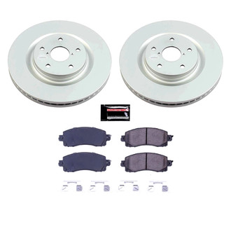 PowerStop® - Z17 Evolution Geomet® Plain Front Brake Kit