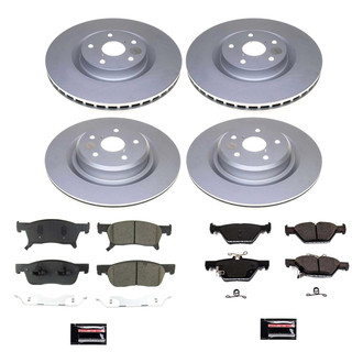 PowerStop® - Z17 Evolution Geomet® Plain Front and Rear Brake Kit