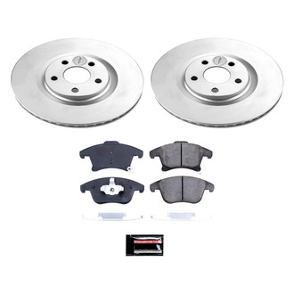 PowerStop® - Z17 Evolution Geomet® Plain Front Brake Kit