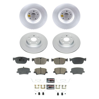 PowerStop® - Z17 Evolution Geomet® Plain Front and Rear Brake Kit