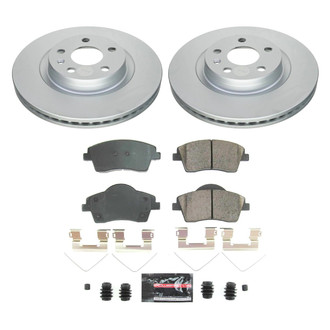 PowerStop® - Z17 Evolution Geomet® Plain Front Brake Kit