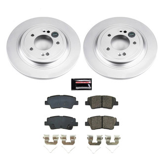 PowerStop® - Z17 Evolution Geomet® Plain Rear Brake Kit