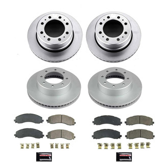 PowerStop® - Z17 Evolution Geomet® Plain Front and Rear Brake Kit