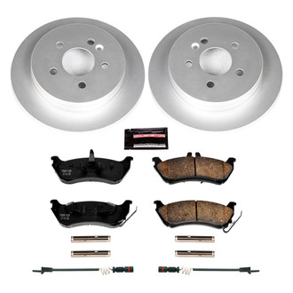 PowerStop® CRK866 - Z17 Evolution Geomet® Plain Rear Brake Kit
