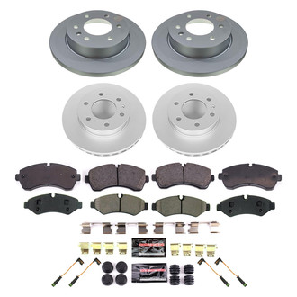 PowerStop® - Z17 Evolution Geomet® Plain Front Brake Kit