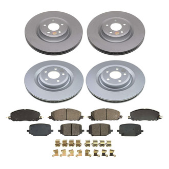 PowerStop® - Z17 Evolution Geomet® Plain Front and Rear Brake Kit