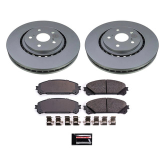 PowerStop® - Z17 Evolution Geomet® Plain Front Brake Kit