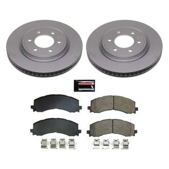 PowerStop® CRK8744 - Z17 Evolution Geomet® Plain Front Brake Kit