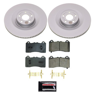 PowerStop® - Z17 Evolution Geomet® Plain Front Brake Kit