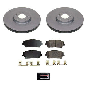 PowerStop® - Z17 Evolution Geomet® Plain Front Brake Kit