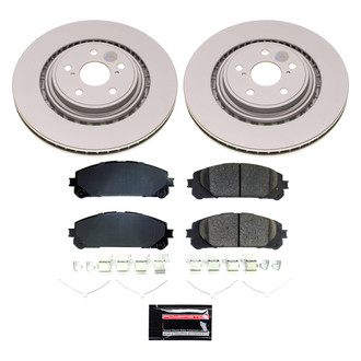 PowerStop® - Z17 Evolution Geomet® Plain Front Brake Kit