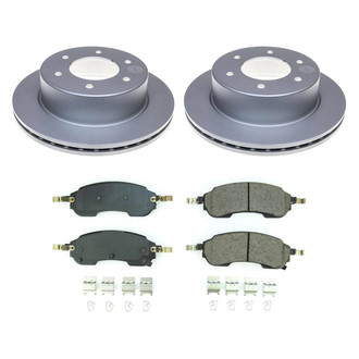 PowerStop® - Z17 Evolution Geomet® Plain Rear Brake Kit
