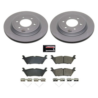 PowerStop® - Z17 Evolution Geomet® Plain Rear Brake Kit