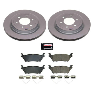 PowerStop® - Z17 Evolution Geomet® Plain Rear Brake Kit